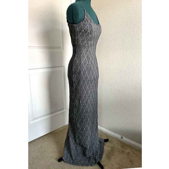 Vintage Scott McClintock Duo-Tone Metallic Shimmer Dress - Picture 2 of 6